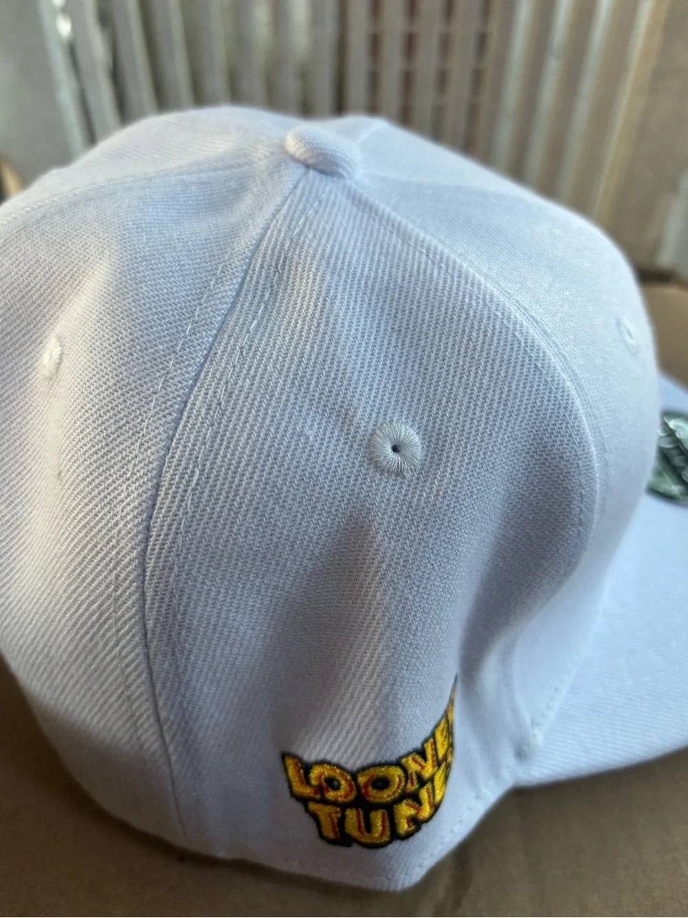 Tune Squad White Fitted Hat - HGC Fitted 7 1/4